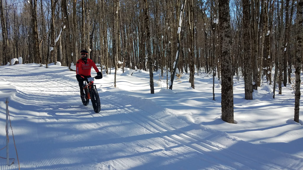 Fat bikes and FRESH Stickboy Coffee.