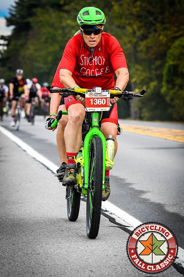 Uncle Pat From The Stickboy Coffee Race Team