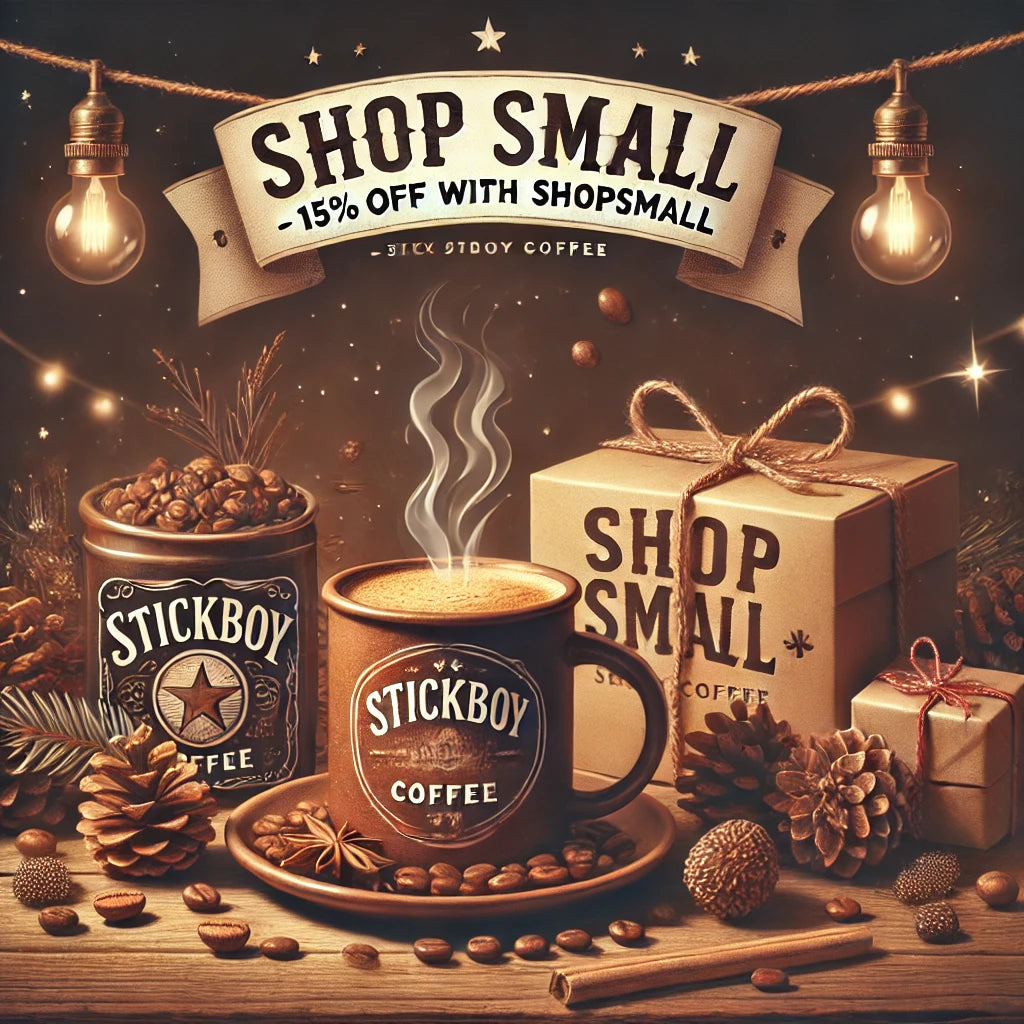 Small Business Saturday: 15% Off Stickboy Coffee!