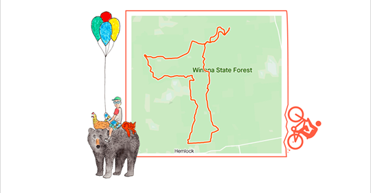 Grandfather to ride 24-hours in Winona State Forest